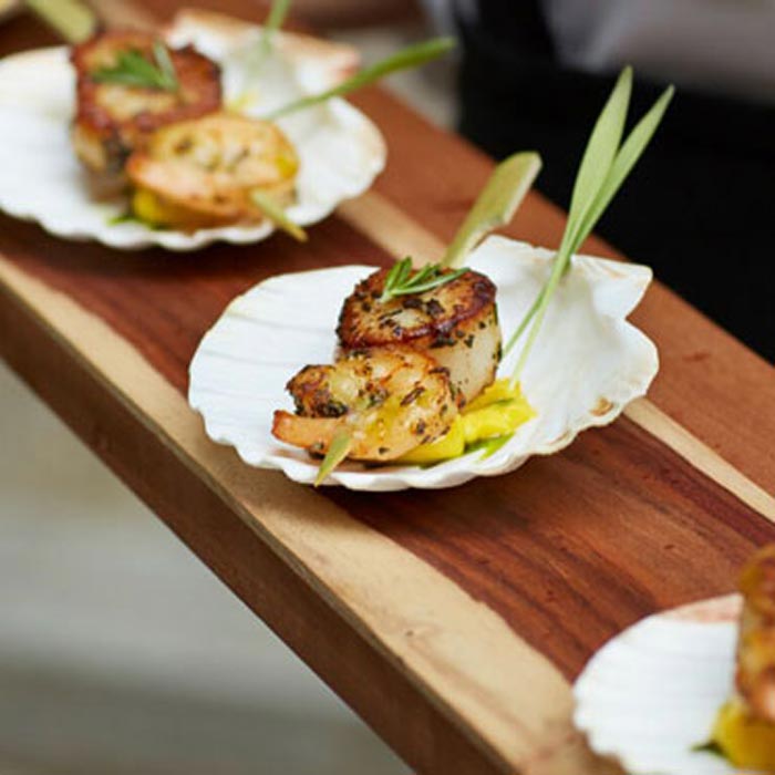scallop dish